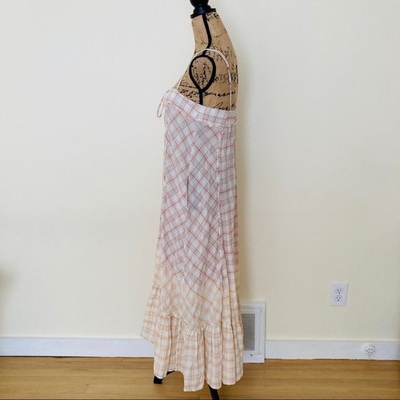 Free People Plaid City Maxi Dress - Picture 6 of 14